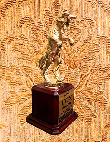 GoldenFoxTrophy MargreetKramer SYMBOLS OF LUCK